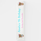 ベーキングベアーバースデーパーティー 横断幕 (縦)