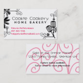 ベーキングベイカーのビーター用品フラワービジネスカー 名刺 (正面/裏面)