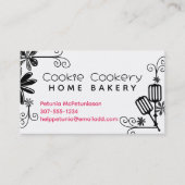 ベーキングベイカーのビーター用品フラワービジネスカー 名刺 (正面)