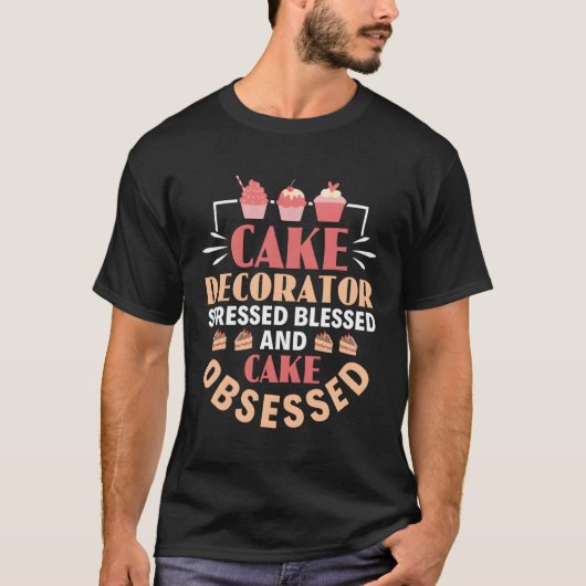 ベーキングベイカーケーキデコレーター Tシャツ (正面)