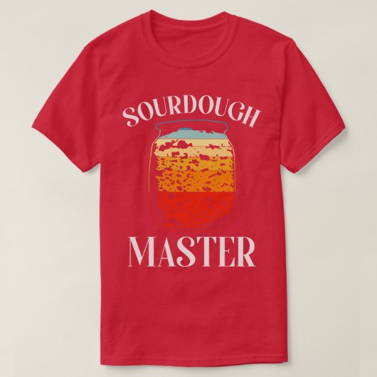 ベーキングベイカーベーカリーソース生地パンのマスター Tシャツ (デザイン正面)