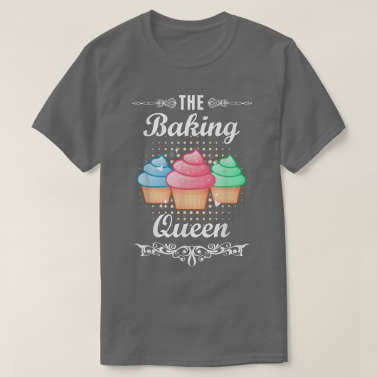 ベーキングベイカー料理ケーキカップケーキ284 Tシャツ (デザイン正面)