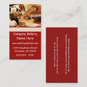 ベーキングベーカリー料理シェフ名刺 名刺 (正面/裏面)