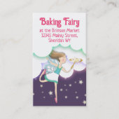 ベーキングベーカーのパティシキッチンフェアリーのビジネスca 名刺 (正面)
