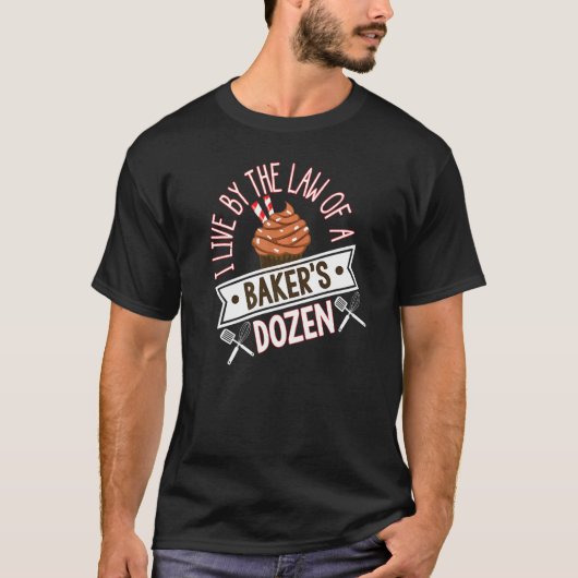ベーキングベーカーズダース引用文 Tシャツ (正面)