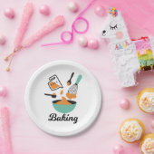 ベーキングベーカーズデザイン ペーパープレート (パーティー)