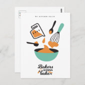 ベーキングベーカーズデザイン ポストカード (正面/裏面)