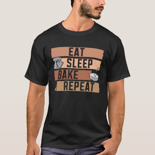 ベーキングペストリーススイーツベイカーベイカー2 Tシャツ (正面)