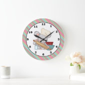 ベーキングマウスのマウスカターンの壁掛け時計 ラージ壁時計 (ホーム)