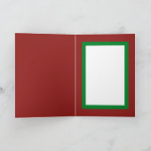 ベーキングミセスクロース追加メッセージのクリスマスカード シーズンカード (内部)