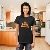 ベーキングメモリーズorange brown retro 70sスタイル tシャツ