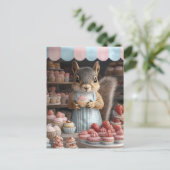 ベーキングリスとカップケーキ ポストカード (スタンド正面)