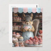 ベーキングリスとカップケーキ ポストカード (正面/裏面)