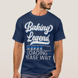 ベーキングレジェンドベイカーベイクペストリーカップケーキベーカリーB Tシャツ