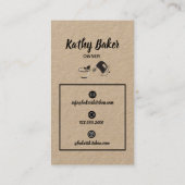 ベーキング会社名刺 名刺 (裏面)