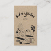 ベーキング会社名刺 名刺 (正面)