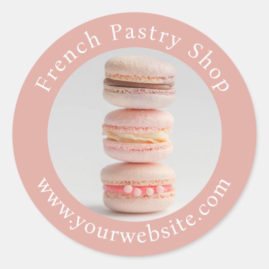 ベーキング写真シール ラウンドシール (正面)