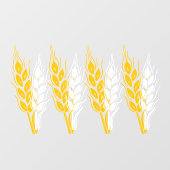 ベーキング又はカフェ業小麦穂装飾品 ウィンドウサイン (シート)