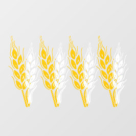 ベーキング又はカフェ業小麦穂装飾品 ウィンドウサイン