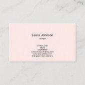 ベーキング及び料理器具ベーカリー名刺 名刺 (裏面)