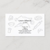 ベーキング及び料理器具ベーカリー 名刺 (裏面)