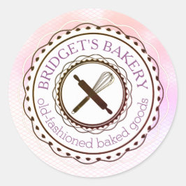 ベーキング器具がシールのキッチンからささやく ラウンドシール