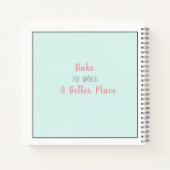 ベーキング器具ベーキングレシピ手帳 ノートブック (裏面)