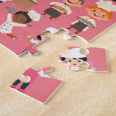 ベーキング子をゲット ジグソーパズル (側面)