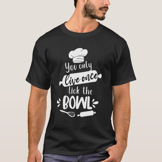 ベーキング引用文クールベーキング1 Tシャツ (正面)