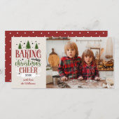 ベーキング応援独身の写真 シーズンカード (正面/裏面)
