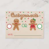 ベーキング性別投票カードの表示 エンクロージャーカード (正面)