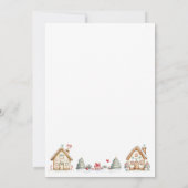 ベーキング性別表示招待状 招待状 (裏面)