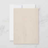 ベーキング性別表示招待状 招待状 (裏面)