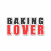 ベーキング愛好家 シール (正面)