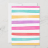 ベーキング招待状 招待状 (裏面)