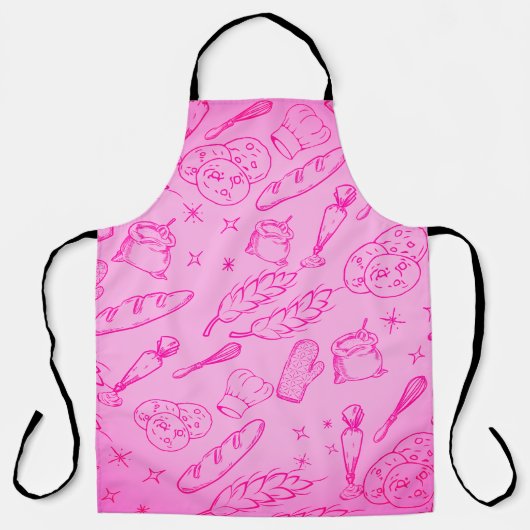 ベーキング料理用具とフードベーカーモダンー エプロン (正面)