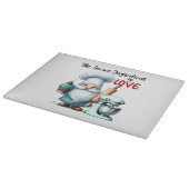 ベーキング格言秘密の成分は愛 カッティングボード (角)