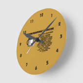 ベーキング測定換算（メジャー） ラウンド壁時計 (傾斜)