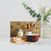 ベーキング準備完了 ポストカード (スタンド正面)