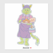 ベーキング猫 シール (シート)