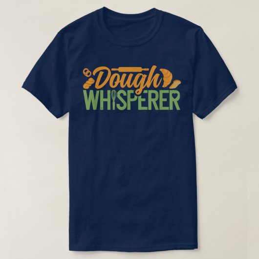 ベーキング生地泡立てベーカー生地シェフベーカリーOw Tシャツ (デザイン正面)