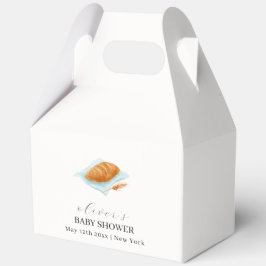 ベーキング素朴パンのオーブンの赤ちゃんシャワー フェイバーボックス