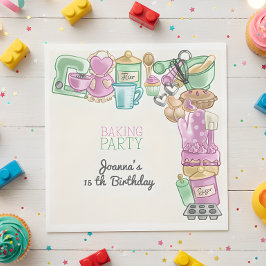 ベーキング誕生会 スタンダードランチョンナプキン