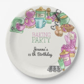 ベーキング誕生会 ペーパープレート (正面)
