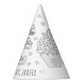 ベーキング誕生日パーティー – カラーユア独自のパーティー帽子 パーティーハット (右)