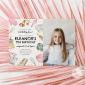 ベーキング誕生日フォト招待状カップケーキ招待状 招待状