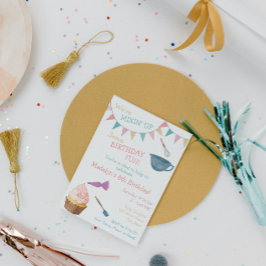 ベーキング誕生日招待状 招待状