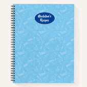 ベーキング調理器具具用品レシピ帳 ノートブック (正面)