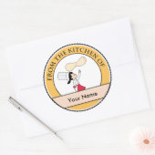 ベーキング販売シール台所芸術 ラウンドシール (封筒)