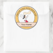 ベーキング販売シール台所芸術 ラウンドシール (バッグ)